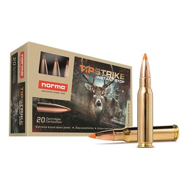 Norma Tipstrike, .308 Winchester, Polymer Tip, 170 Grain, 20 Rounds