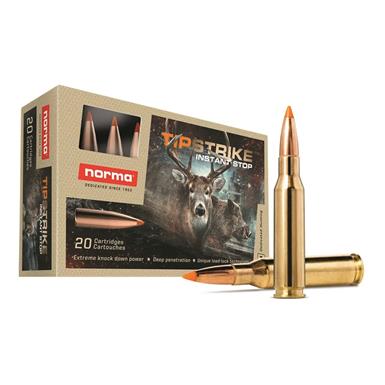 Norma Tipstrike, 7mm-08 Remington, Polymer Tip, 160 Grain, 20 Rounds