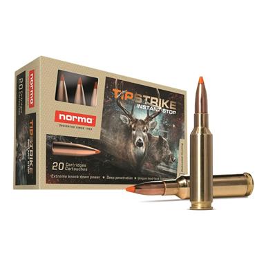 Norma Tipstrike, 6.5 Creedmoor, Polymer Tip, 140 Grain, 20 Rounds