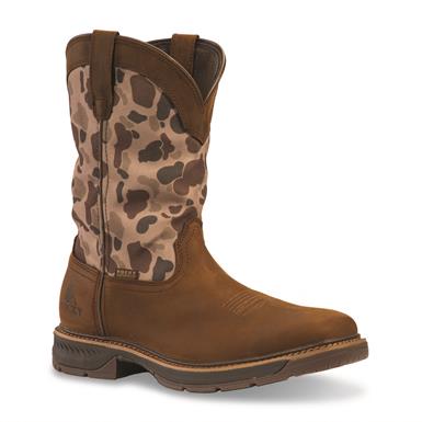 Rocky Men's Ride LTE Waterproof Western Work Boots