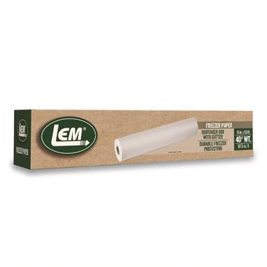 LEM Freezer Paper with Built-In Cutter Box, 15