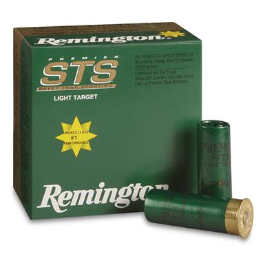 Remington Premier STS Light Target, 12 Gauge, 2 3/4", 1 1/8 oz., 25 Rounds