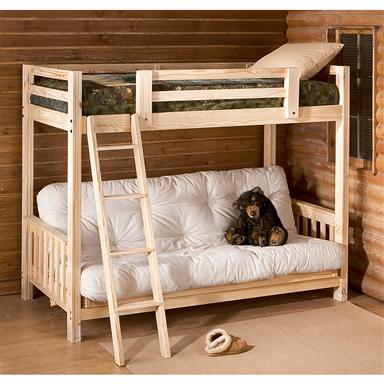 Futon Bunk Bed - 93700, Bedroom Sets at Sportsman's Guide