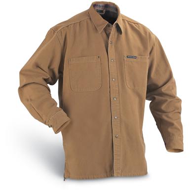 Moose Creek® Logger Canvas Shirt Jacket - 94736, Insulated Jackets ...