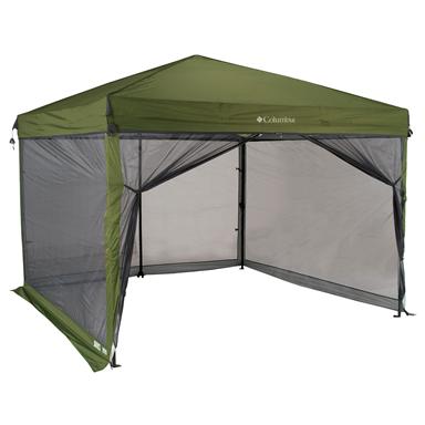 10 X Columbia Gazebo Screen House Green 94861 Canopy 10 X Columbia Gazebo Screen House Green