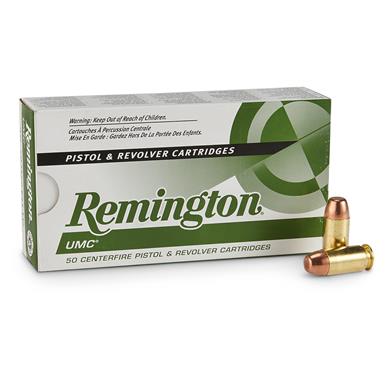 Remington UMC Handgun .45 ACP, 185 Grain, MCFP, 50 Rounds