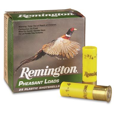 Remington Pheasant Loads, 20 Gauge, 2-3/4", 1 oz., 25 Rounds