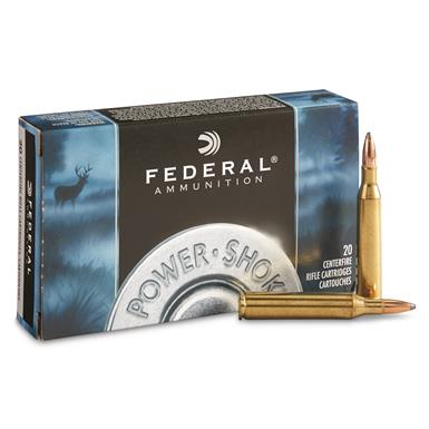 Federal Power-Shok .25-.06 Remington, SHCSP, 117 Grain, 20 Rounds