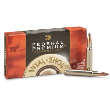 Federal Premium Vital-Shok Nosler Partition, .338 Winchester Magnum, NP, 250 Grain, 20 Rounds