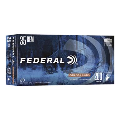 Federal Power-Shok .35 Remington, SPRN, 200 Grain, 20 rounds