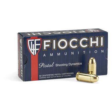 Fiocchi, .45 ACP, 230 Grain, MC, 1,000 Rounds
