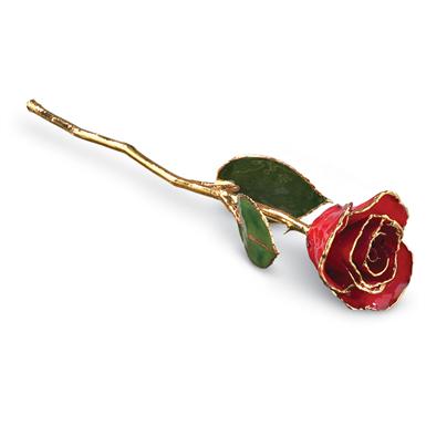 Single 24k Gold Real Rose 99459 Gag Unique Gifts At Sportsman S Single 24k Gold Real Rose Red Layered In