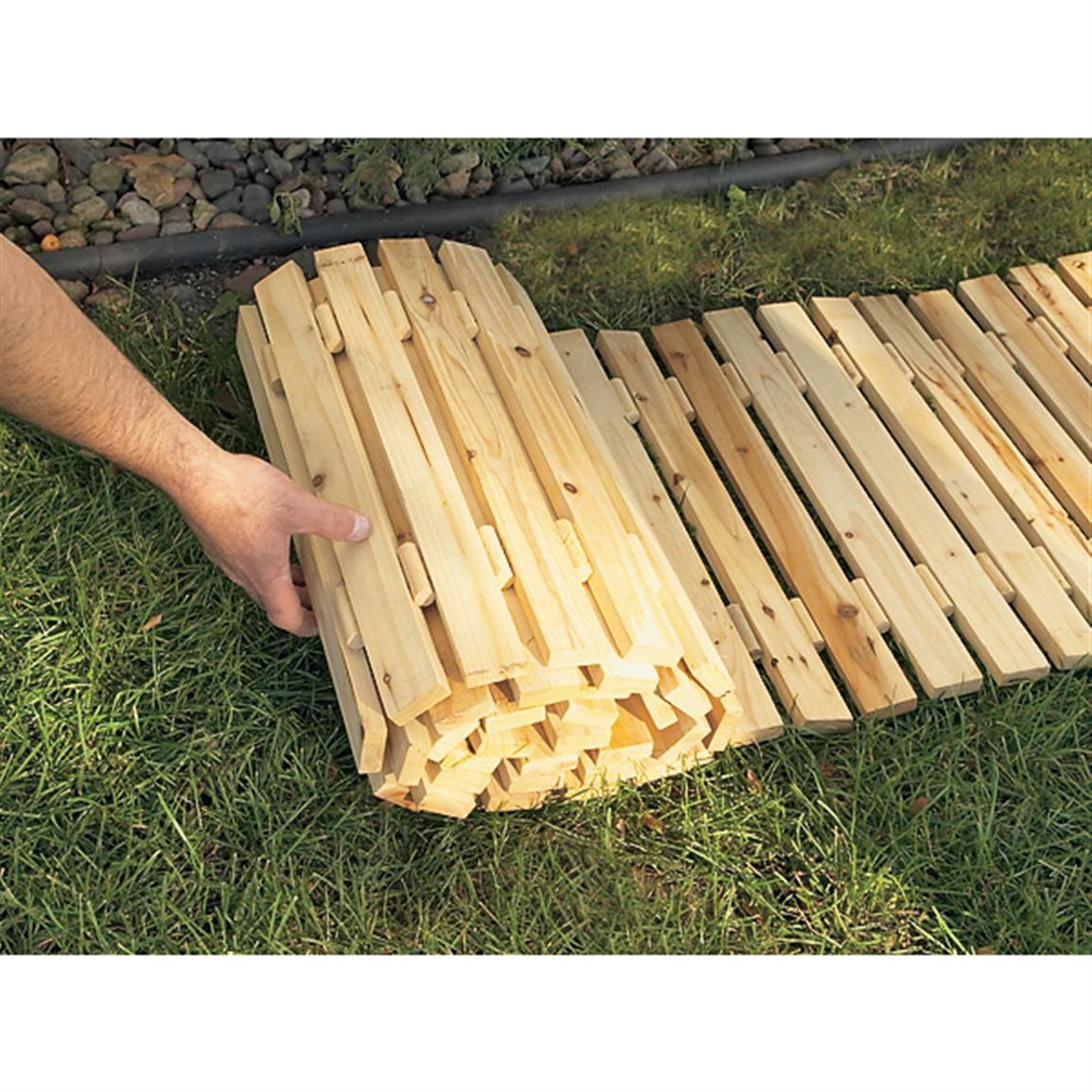 10' Rollup Wooden Boardwalk 100253, Outdoor Rugs at Sportsman's Guide
