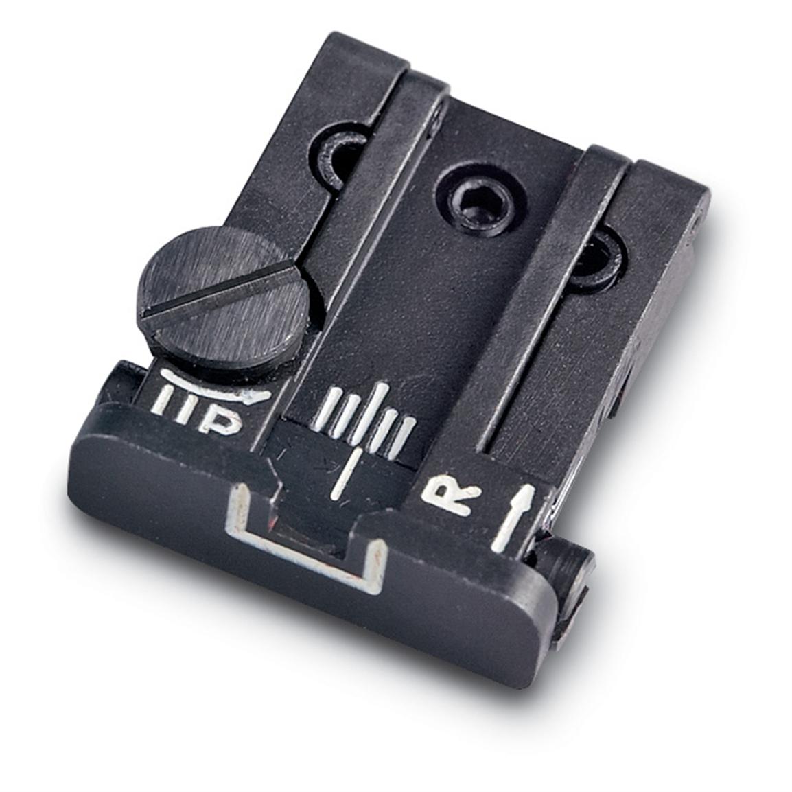 TPU White Outline Adjustable Rear Sight 100864, Sights at Sportsman's