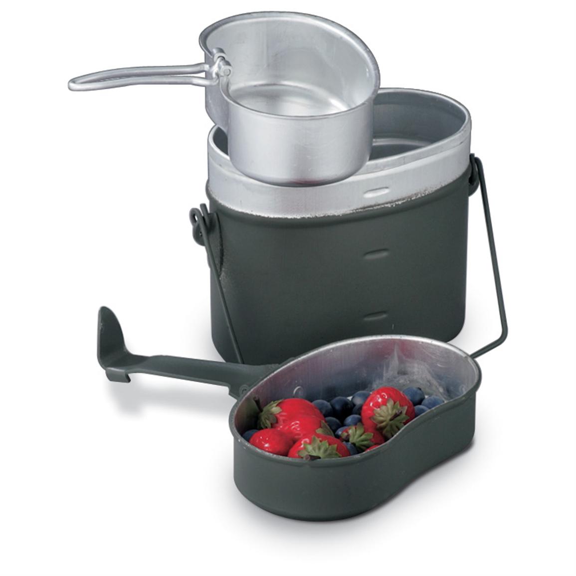 10 New German Mess Kits 101070, Mess Kits & Cooking at Sportsman's Guide