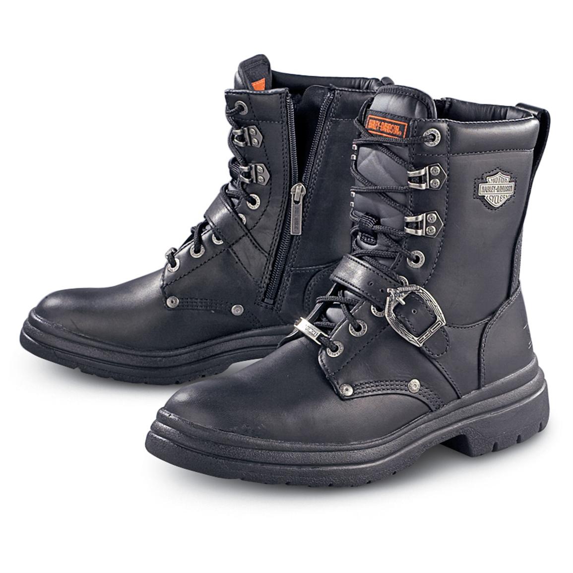 Men's Harley-Davidson® Flex Boots, Black - 101717, Motorcycle & Biker ...