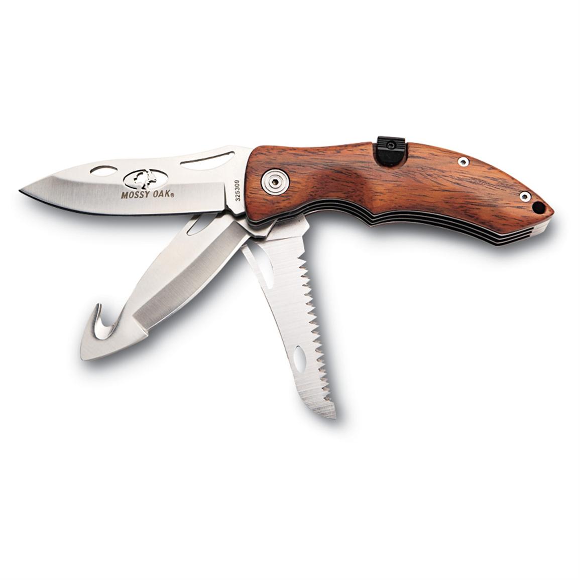 Mossy Oak® 3blade Folding Knife 101820, Folding Knives