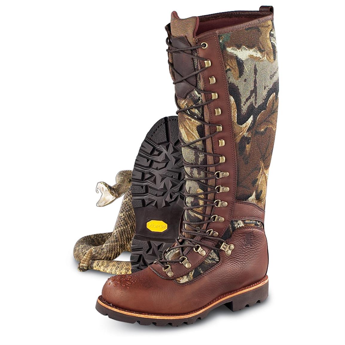 chippewa camo snake boots