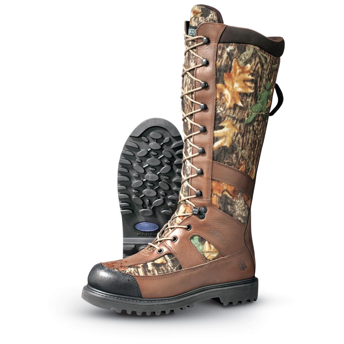 Men's Wolverine® 17" Waterproof Boots, Mossy Oak® Camo ...