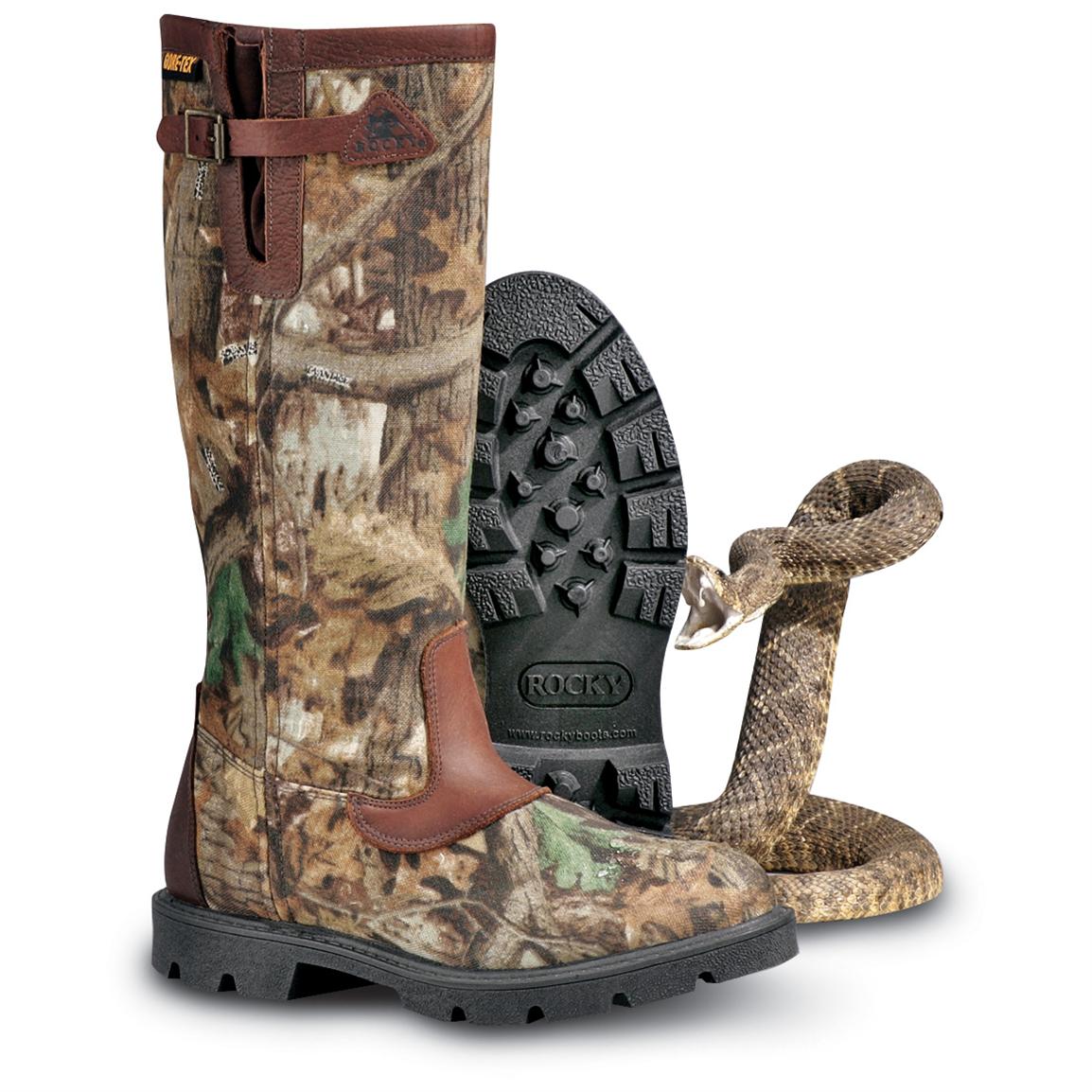 snake boots for hunting