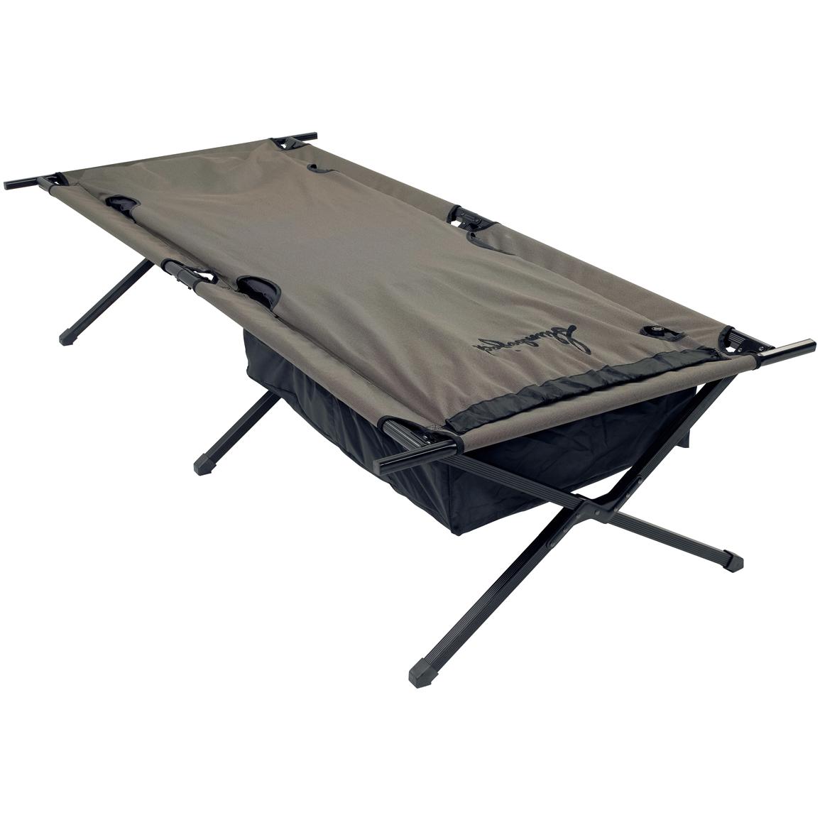Slumberjack® Cot, Black / Olive 102511, Cots at Sportsman's Guide
