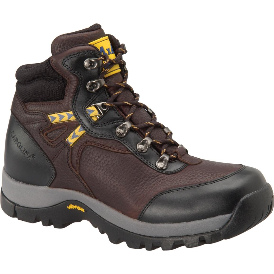 Men's Carolina® 4x4 ESD Sport Mid Hikers, Brown - 102838, Running Shoes ...