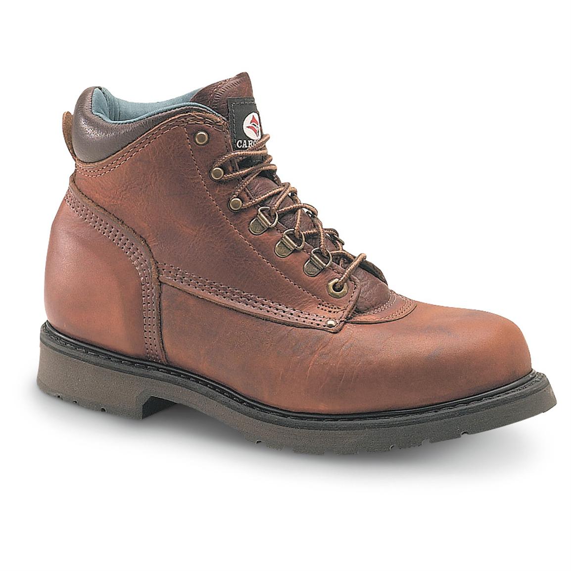 Men's Carolina® 6" Boots, Amber Gold