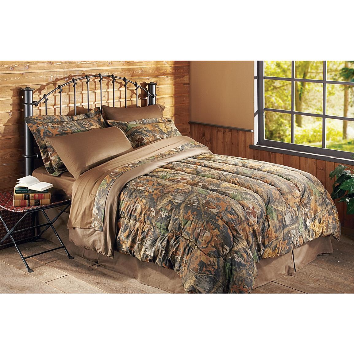 Realtree Pink Camo Bed Set - Camouflage Comforter Sets: California King