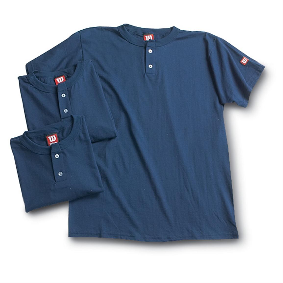 3 Wilson Henley Shirts 103867 Shirts Polos At Sportsman S Guide