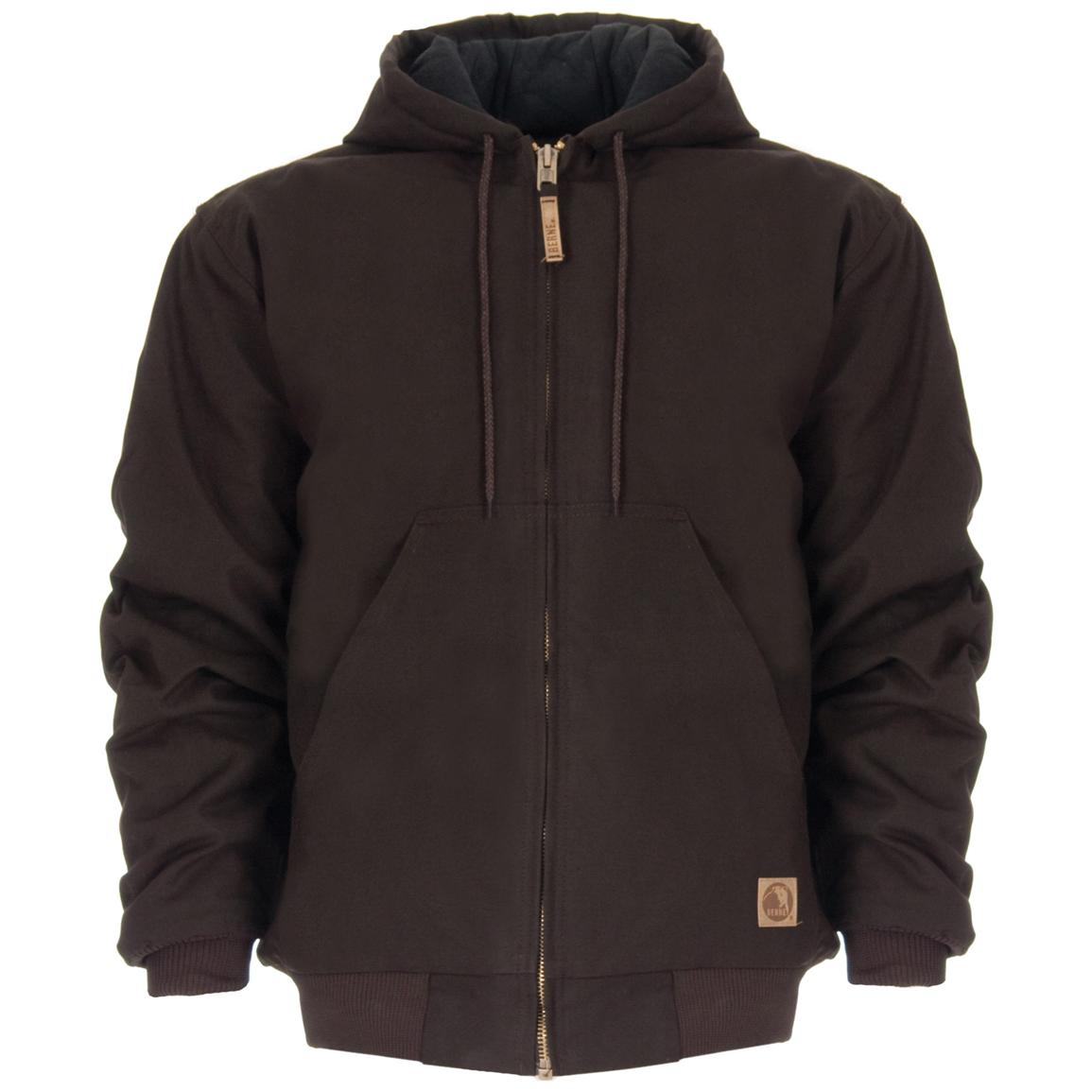 Men's Berne Apparel® Regular Original Hooded Jacket - 104205, Insulated ...