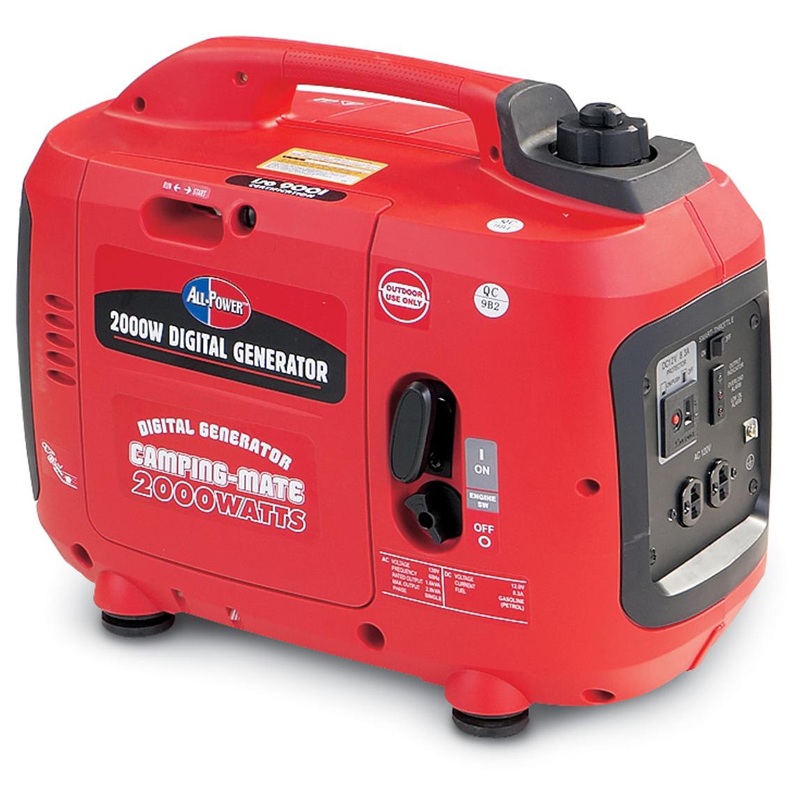 All-Power® 2,000-watt Digital Generator - 104302, Inverter ...