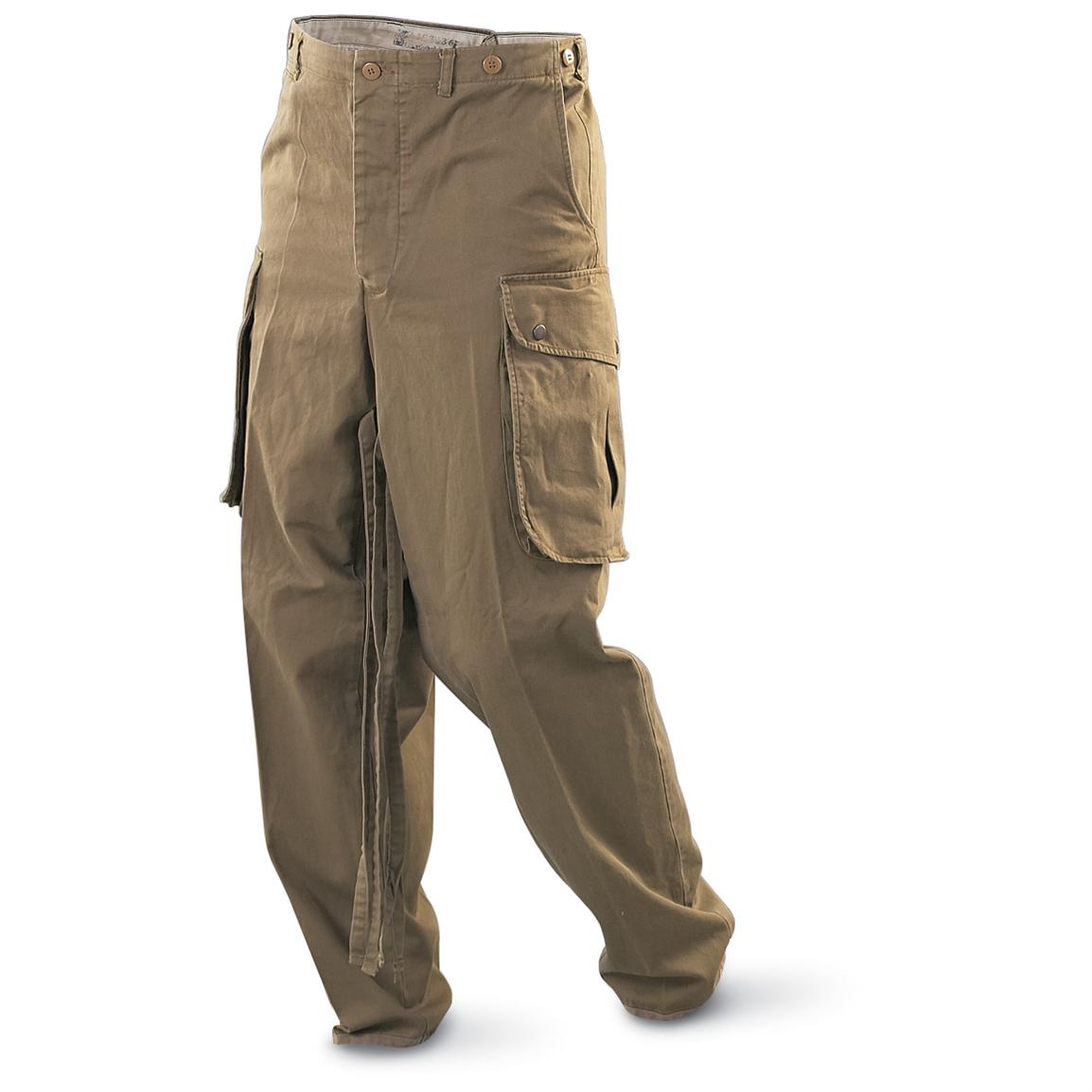 Reproduction U.S. WWII M42 Paratrooper Pants, Olive Drab - 104680 ...