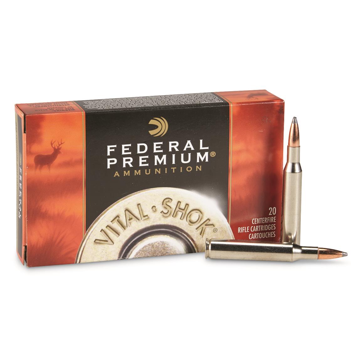 Federal Premium Vital-Shok, .270 Winchester, Nosler Partition, 150 Grain, 20 Rounds