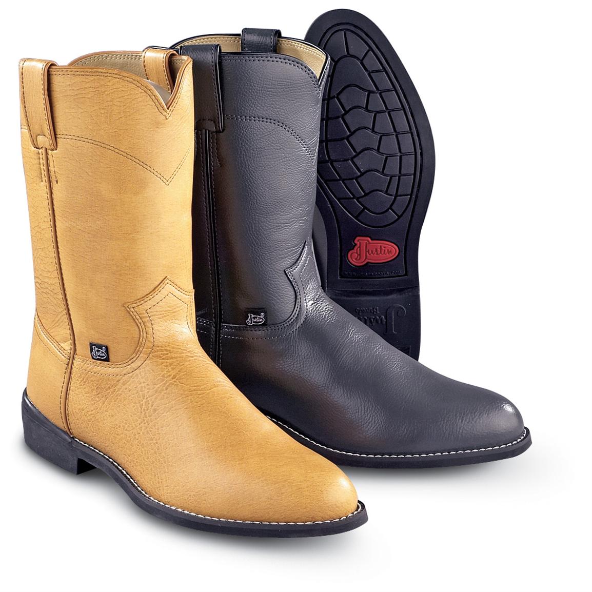 Men's Justin® Basic Roper Western Boots 