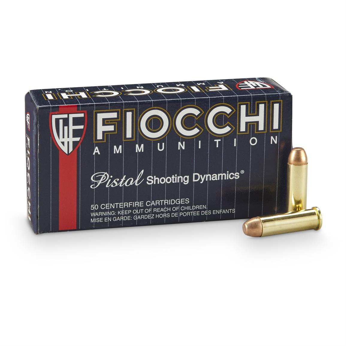 Fiocchi Shooting Dynamics, .38 Special, FMJ, 130 Grain, 50 Rounds