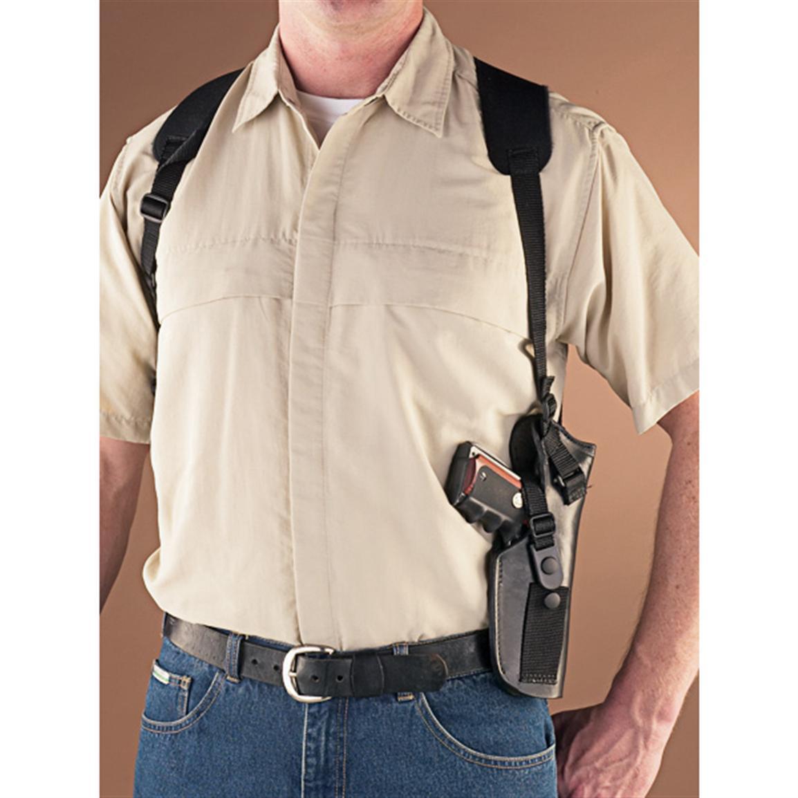 Leather / Nylon Tactical Shoulder Holster 105436, Holsters at
