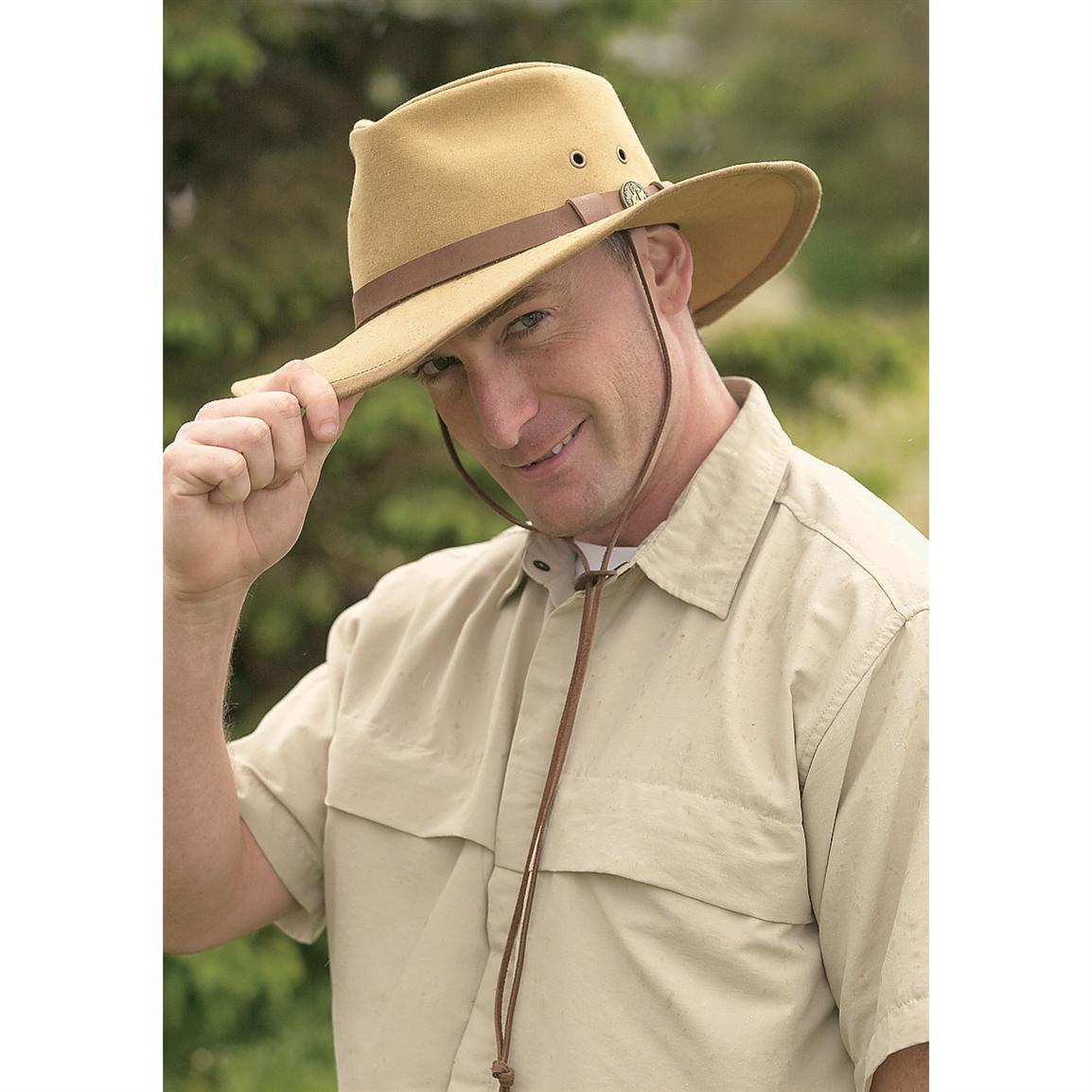 Outback® Kodiak Oilskin Hat 105909, Hats & Caps at Sportsman's Guide