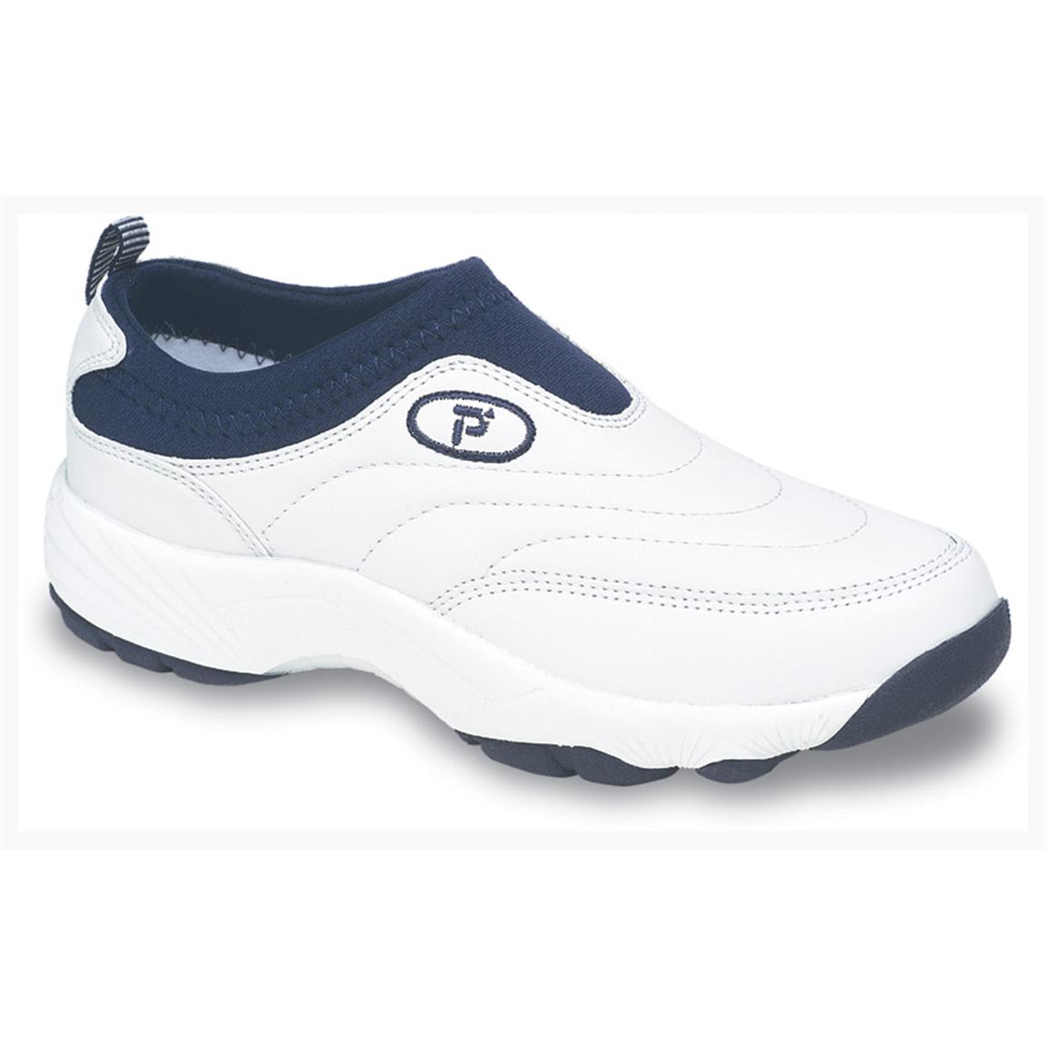 Women's Propet® Nubuck Wash & Wear Slip-Ons™ - 106235, Running Shoes ...