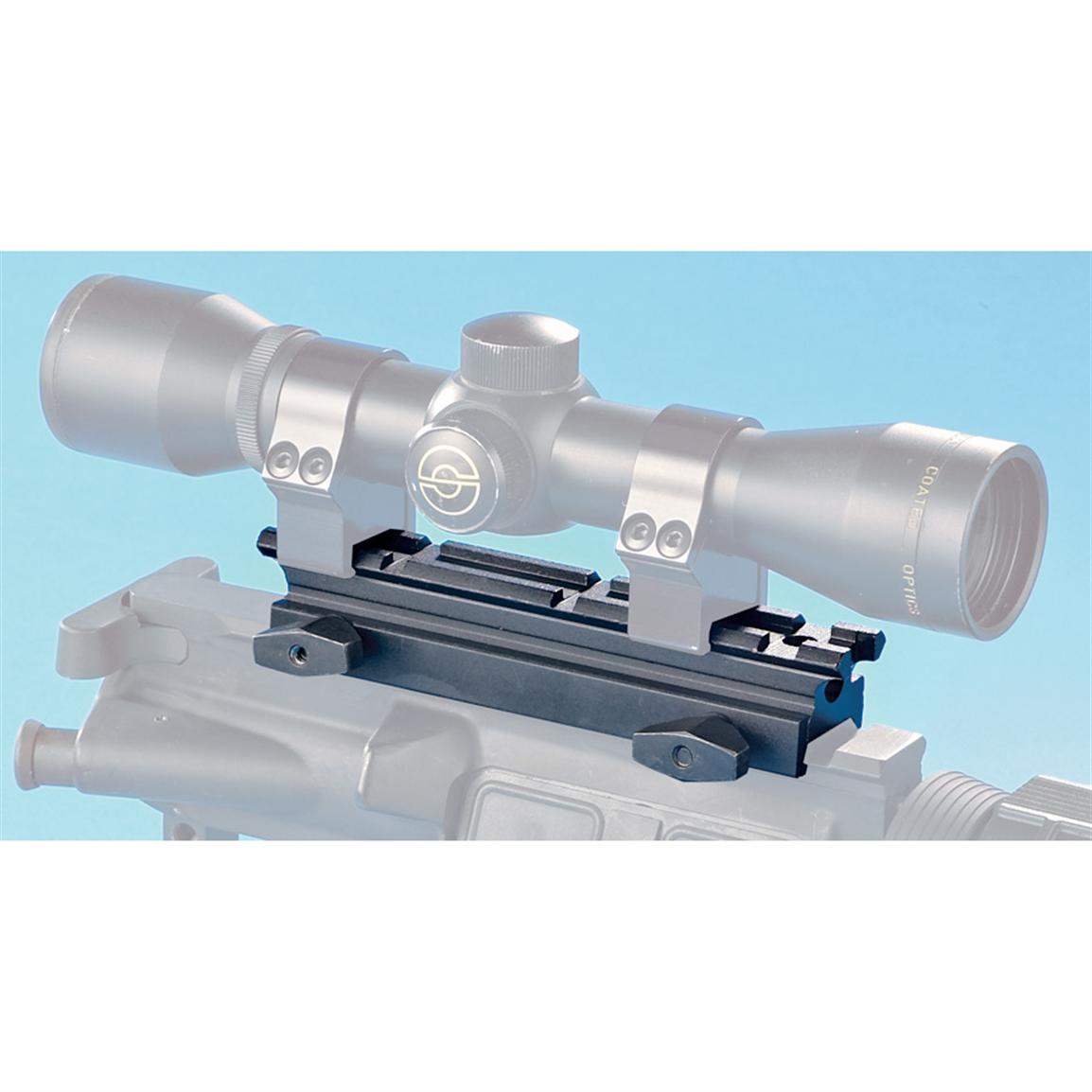 AR15 / M16 Carry Handle Forward Mount Optic Rail 106814, Tactical