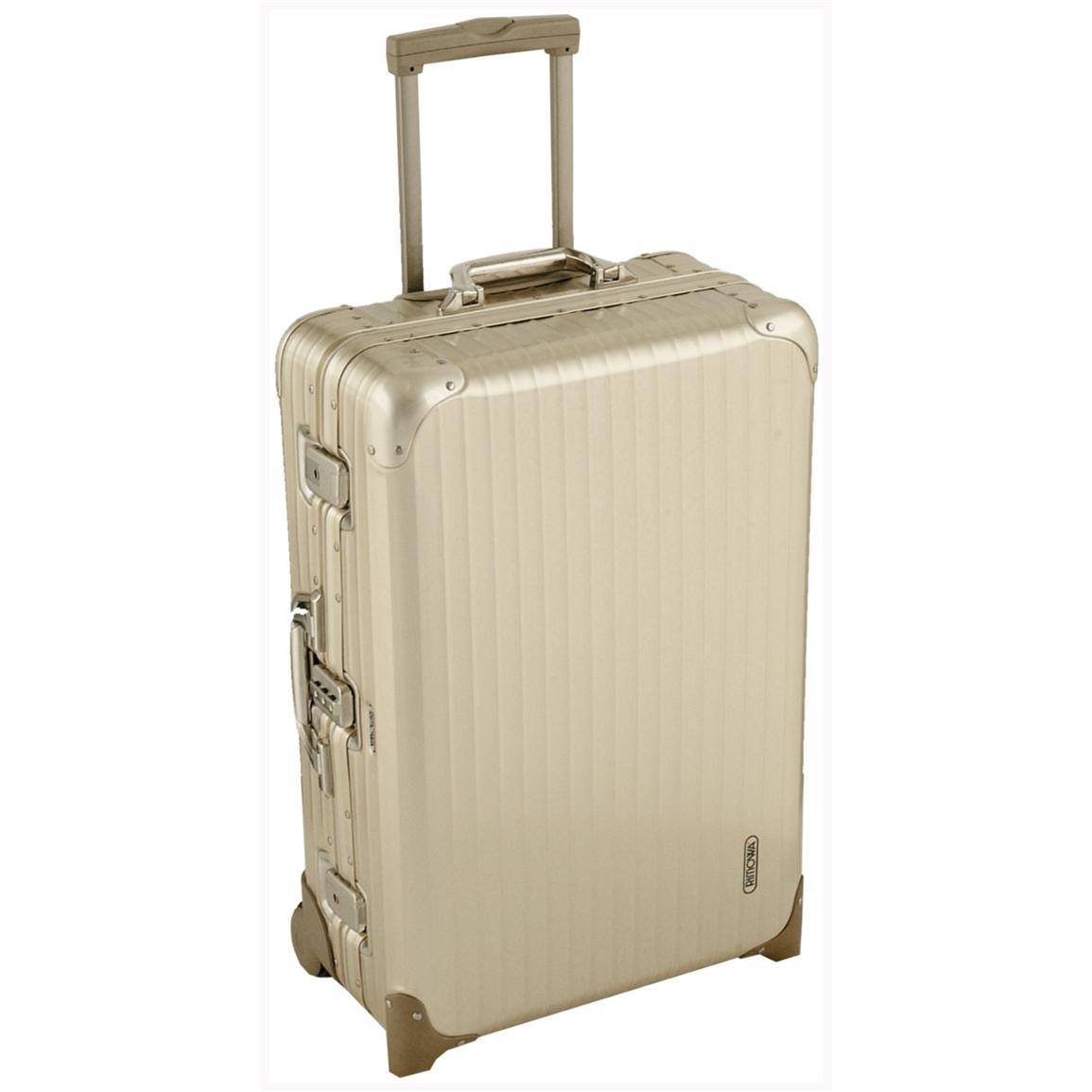 Rimowa® Topas Gold Aluminum Cabin Trolley, Gold - 107167, Briefcases ...