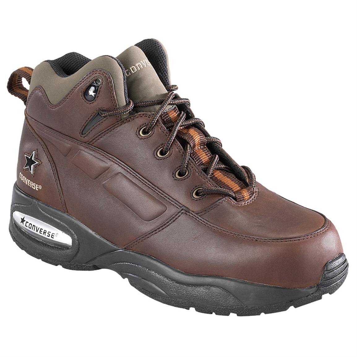 Men's Converse® Full - Grain Leather Composite Toe Athletic Hikers ...
