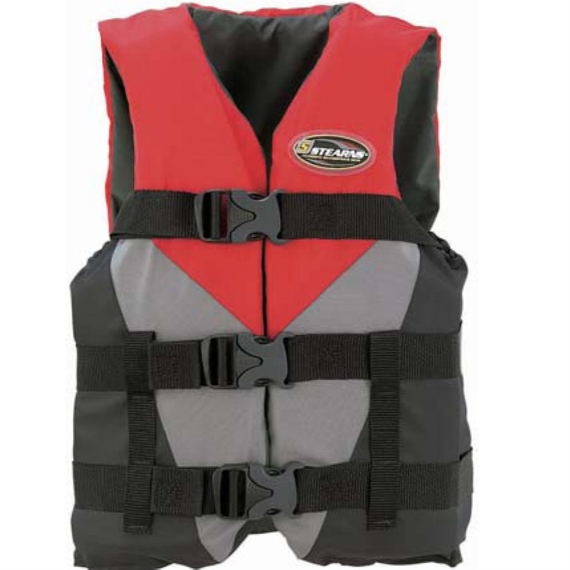 Stearns® Teen Watersports Life Vest, Red - 108244, Ski & Paddle Vests ...