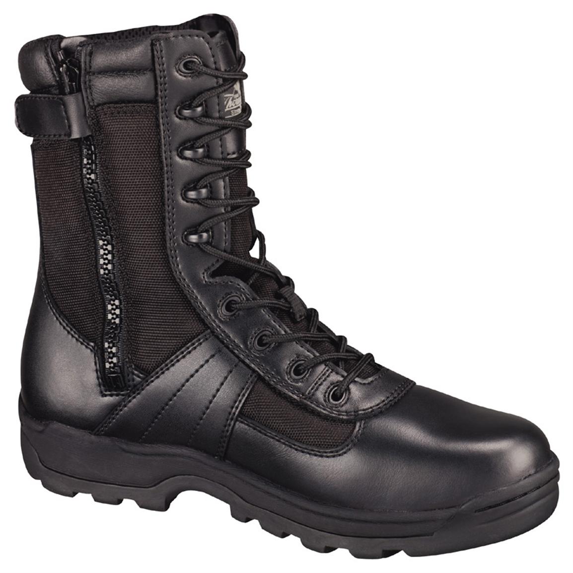 Zip Commando II Boots, Black 