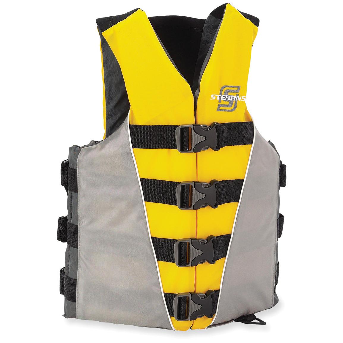 Stearns 4 Buckle Sabre Series Life Vest 108254 Ski Paddle