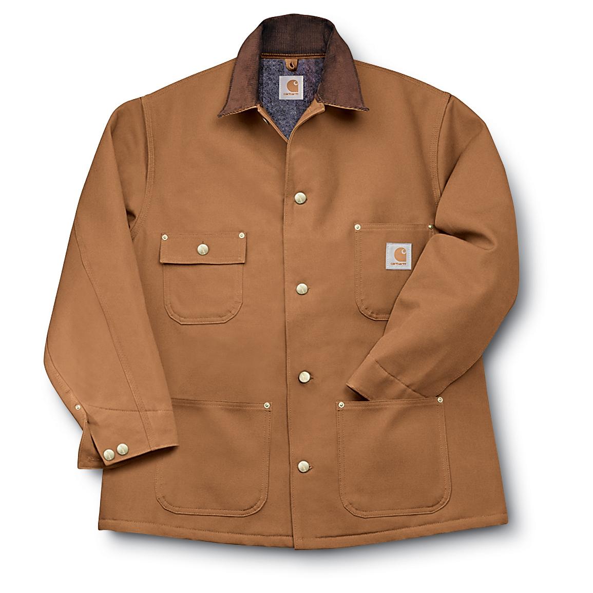 Tall Carhartt® Blanket-lined Chore Coat - 108312, Insulated Jackets ...