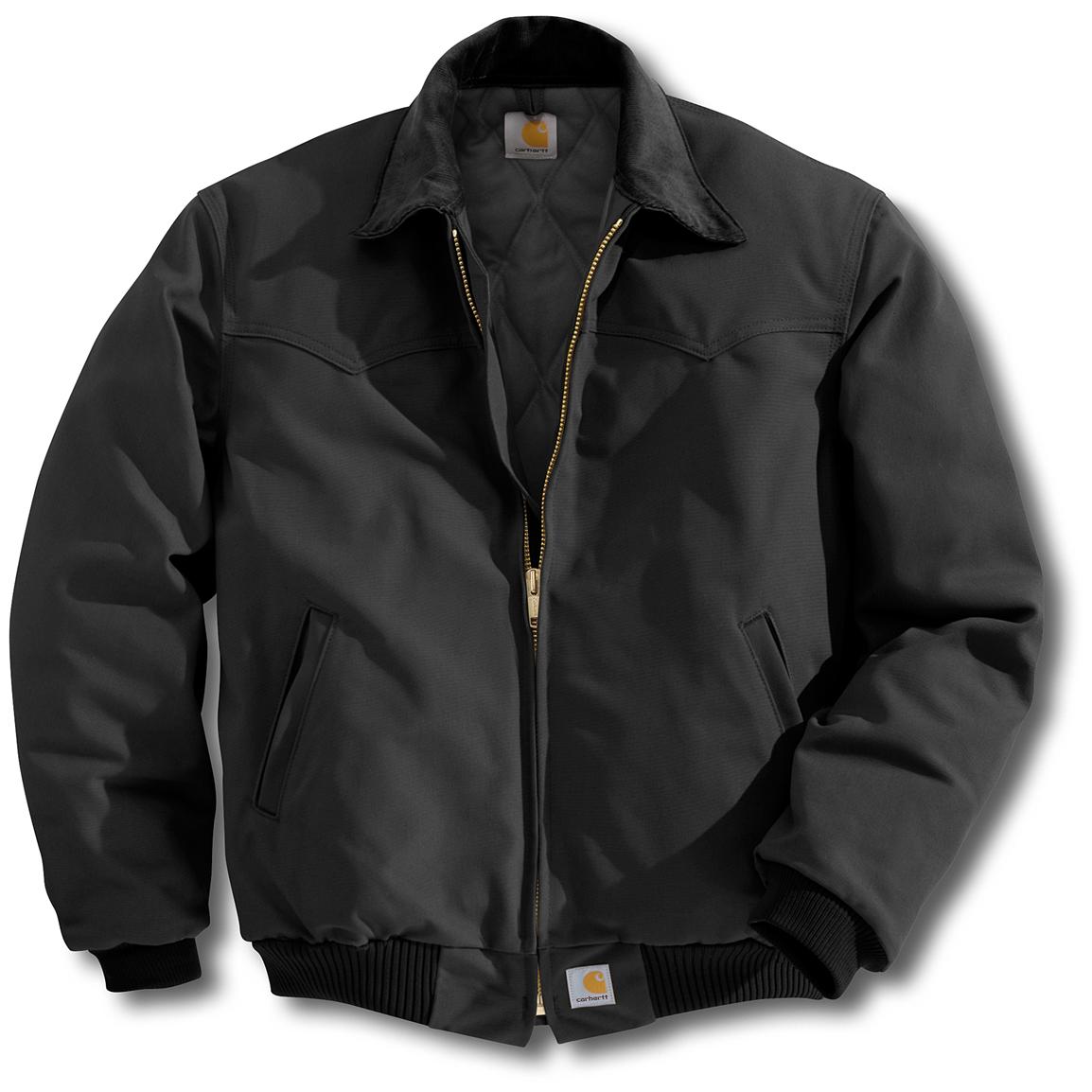 Tall Carhartt® Quilted Flannel Lined Duck Sante Fe Jacket - 108333 ...