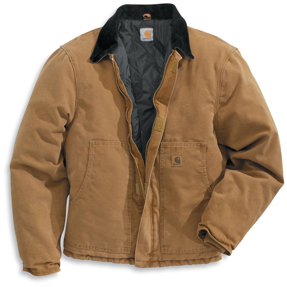 Tall Carhartt® Arctic Quilt Lined Sandstone Traditional Jacket - 108348 ...