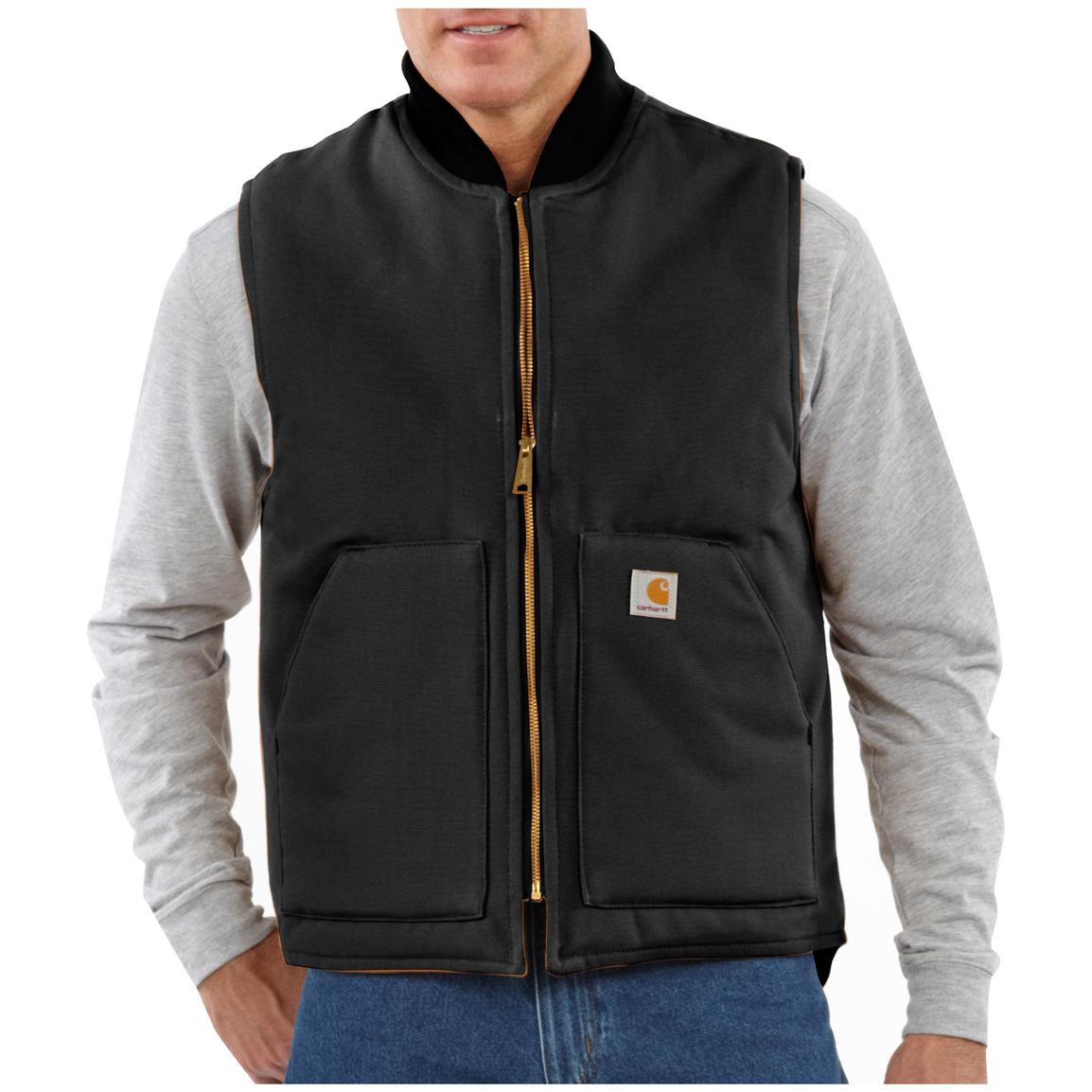 Carhartt® Arctic Quilt Lined Duck Vest - 108355, Vests at Sportsman's Guide