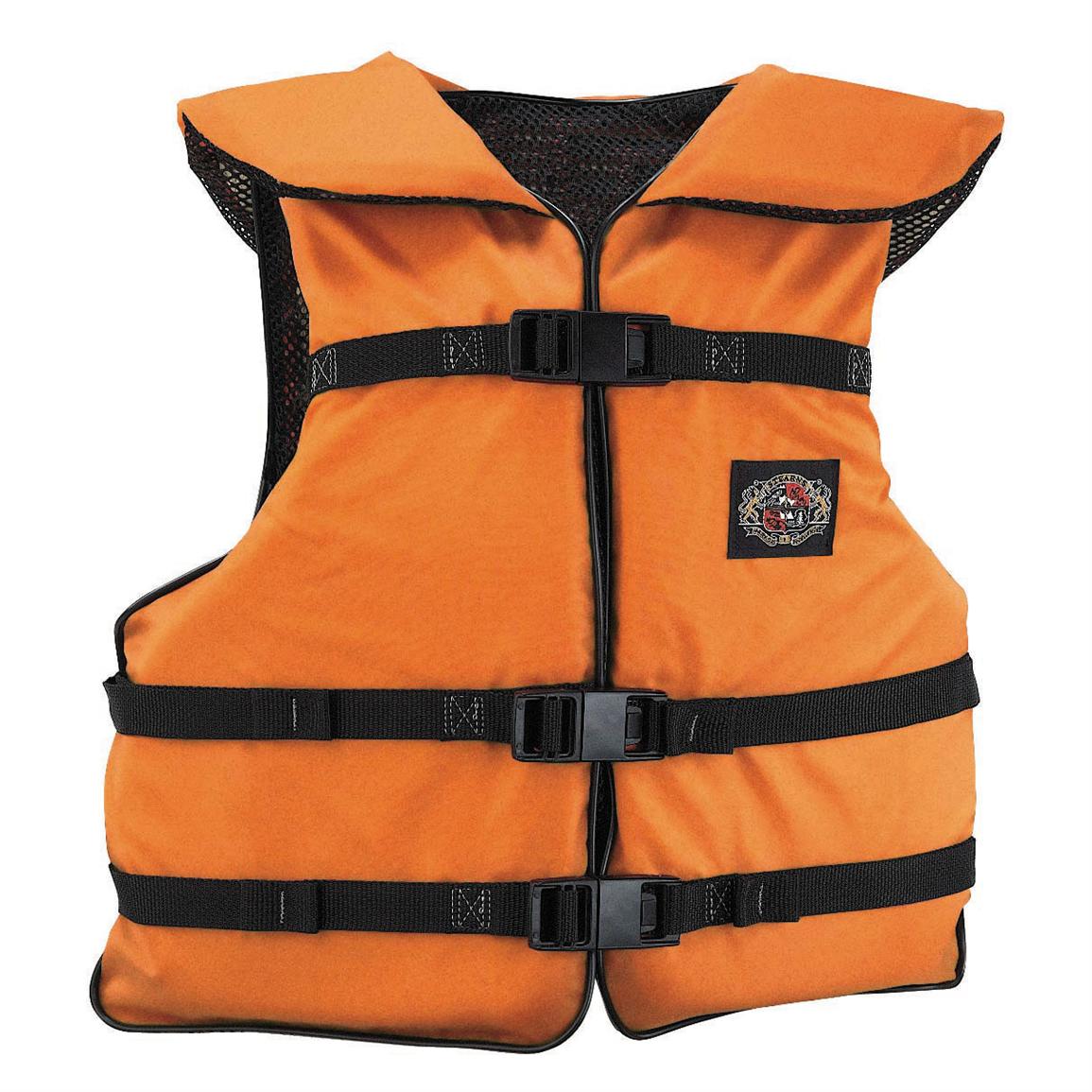 Stearns® Adult Orange River Rafting Life Jacket - 108424, Ski & Paddle ...