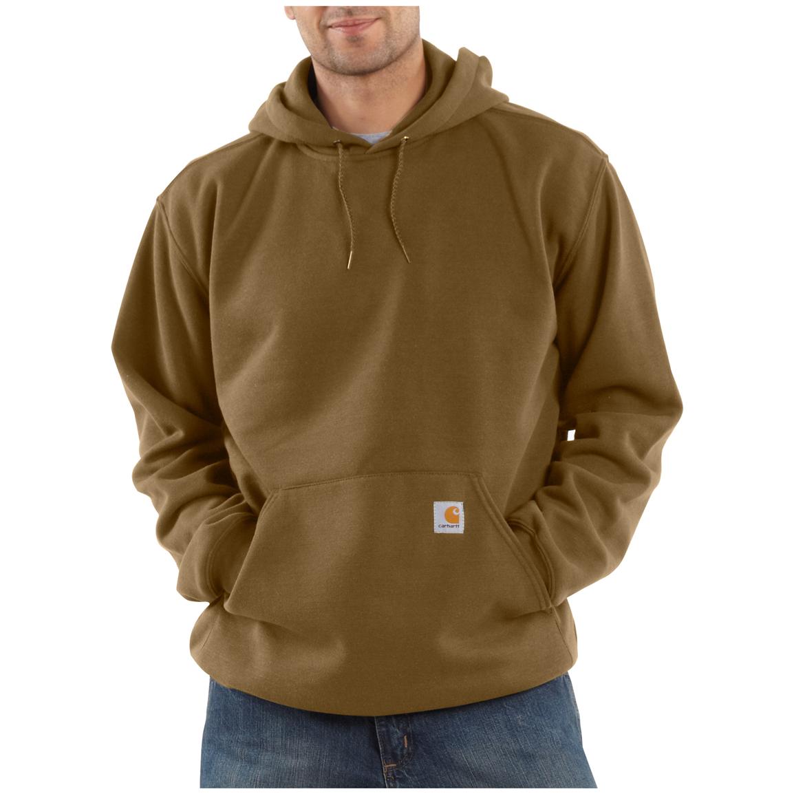 Carhartt® Midweight Hooded Pullover Sweatshirt - 108618, Sweatshirts ...